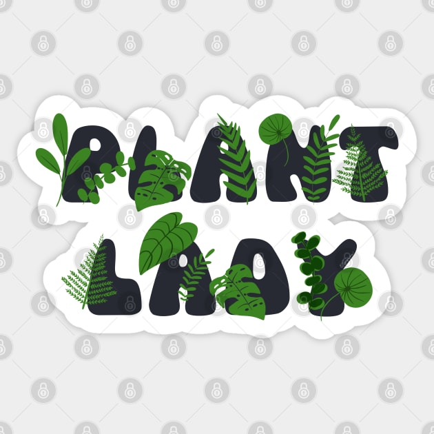 Plant Lady 3 Sticker by Veronica Morales Designer